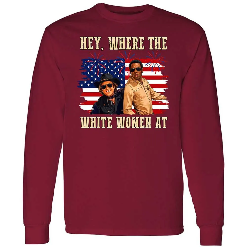 Hey Where The White At - Cardinal Red - 7