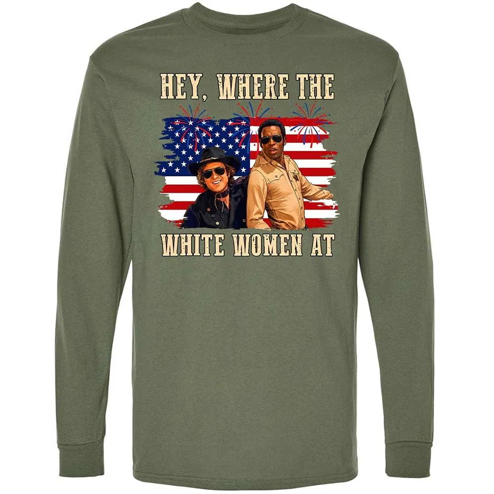 Hey Where The White At - Military Green - 9