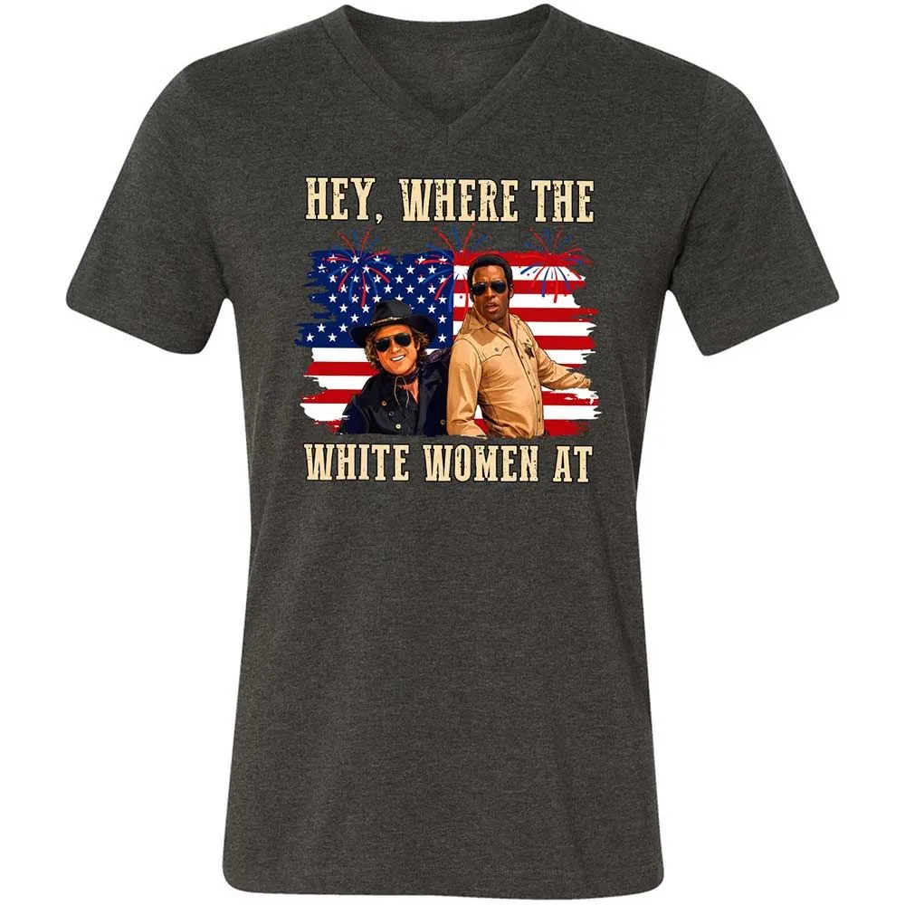 Hey Where The White At - Dark Grey Heather - 9
