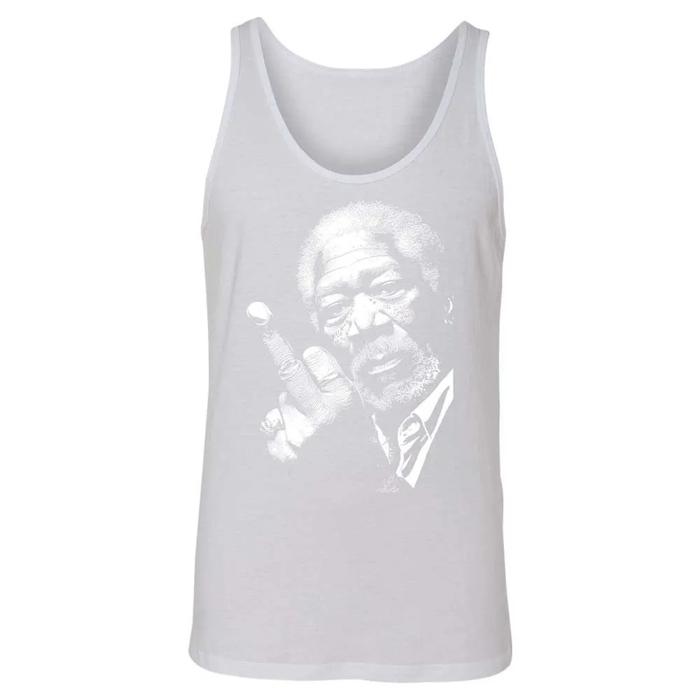 Morgan Freeman middle finger - White - 9