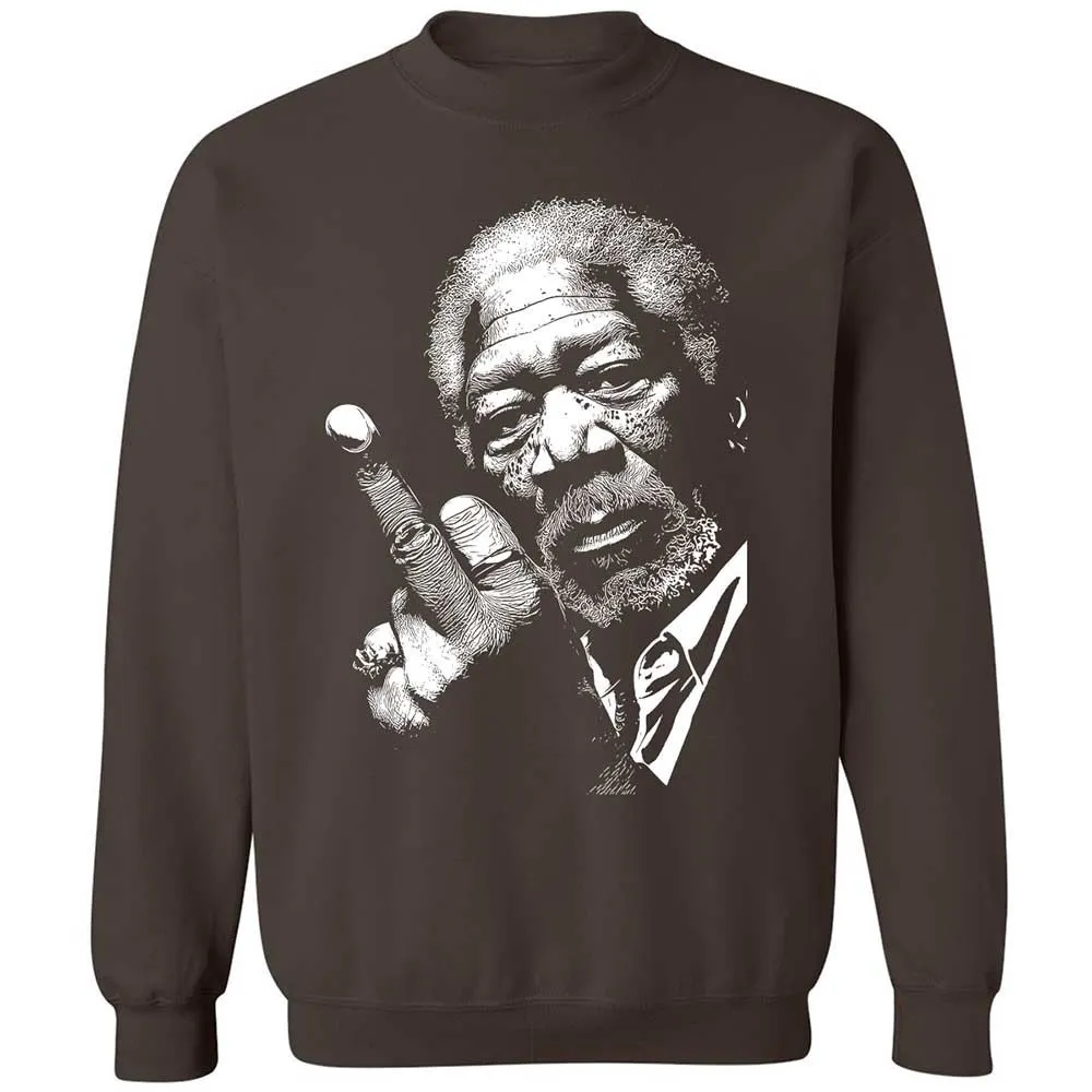 Morgan Freeman middle finger - Dark Chocolate - 4