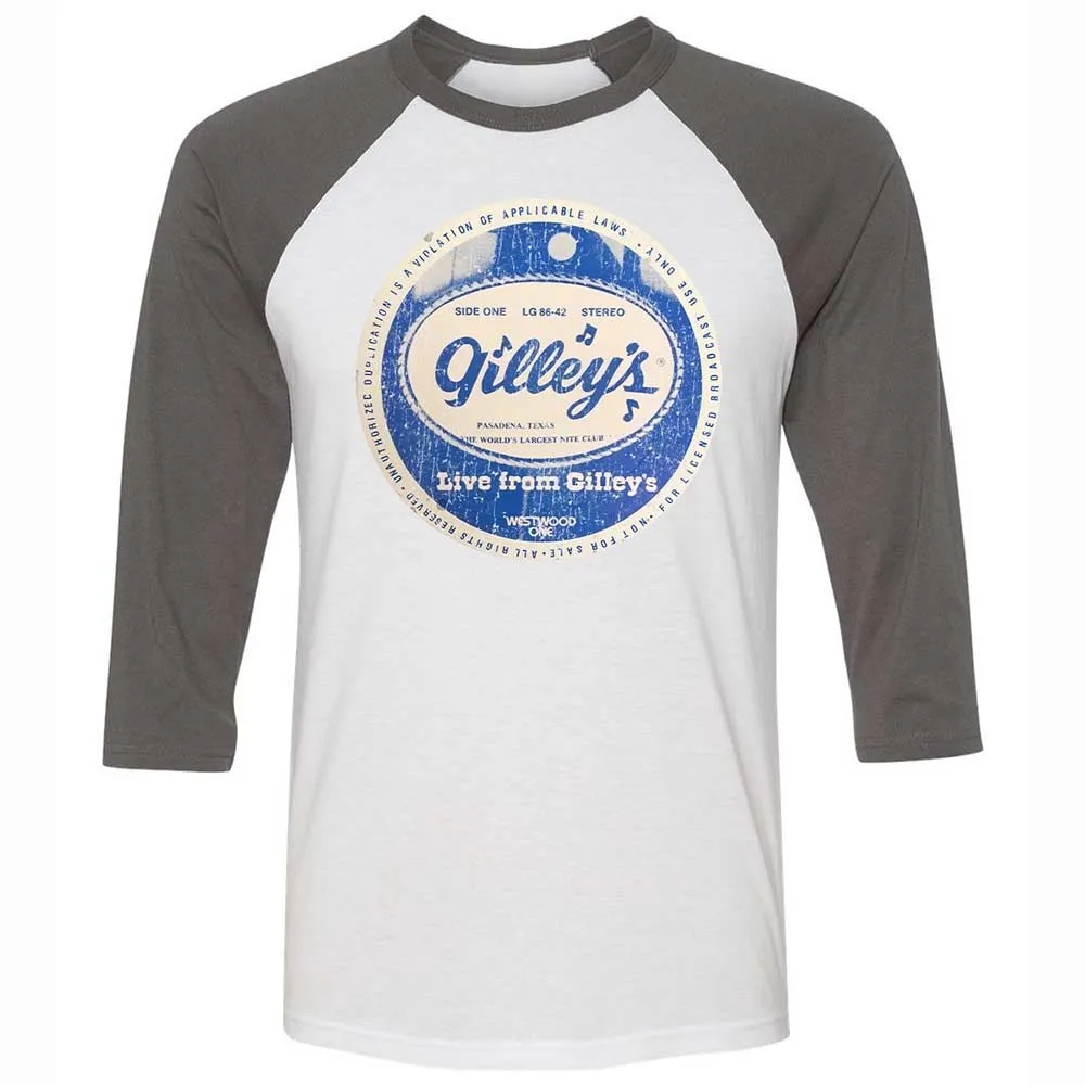 Unisex 3/4 Baseball Tee - 852WWZWH - White/Asphalt - 2