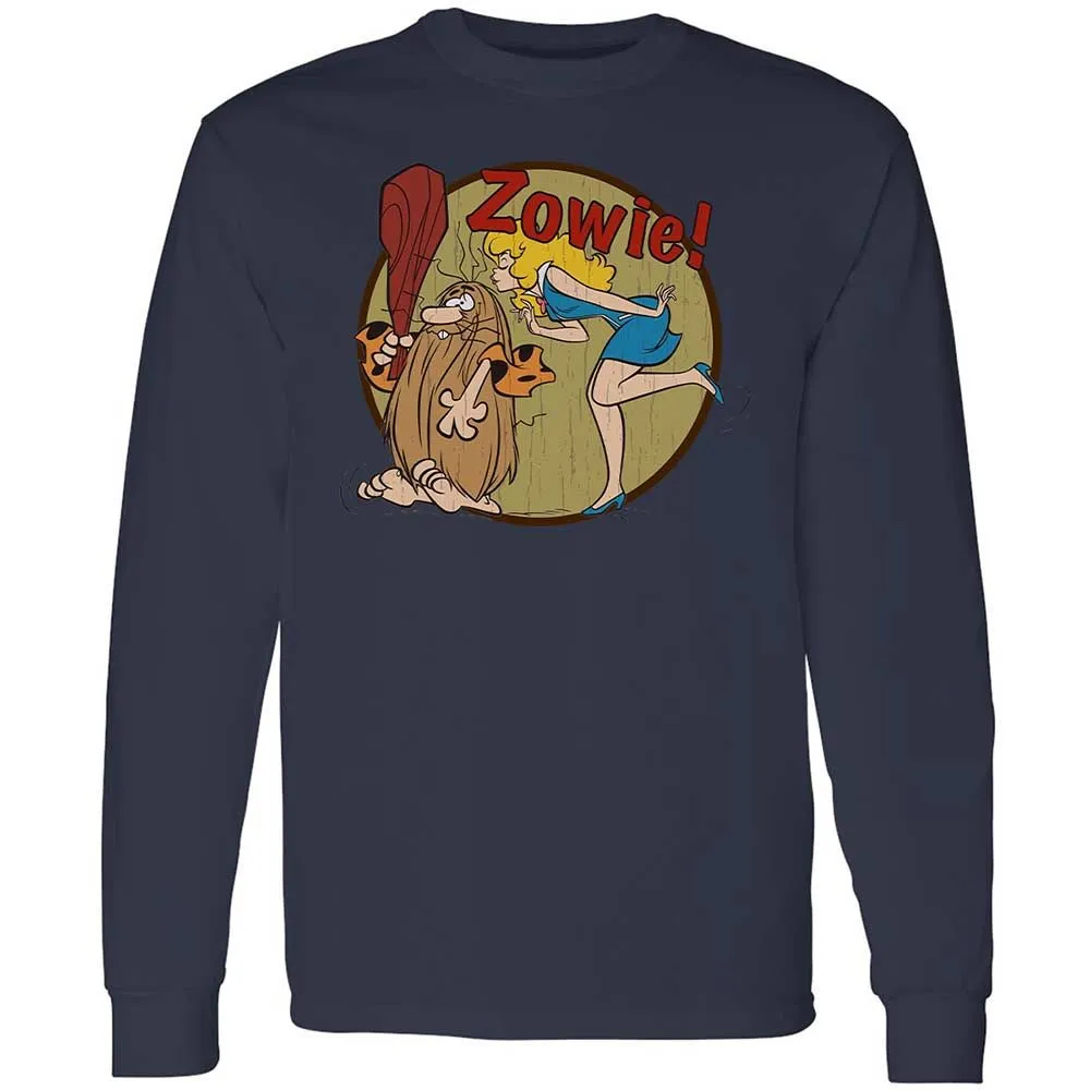 Long Sleeve T-Shirt - HLDUWZ9P - Navy - 2