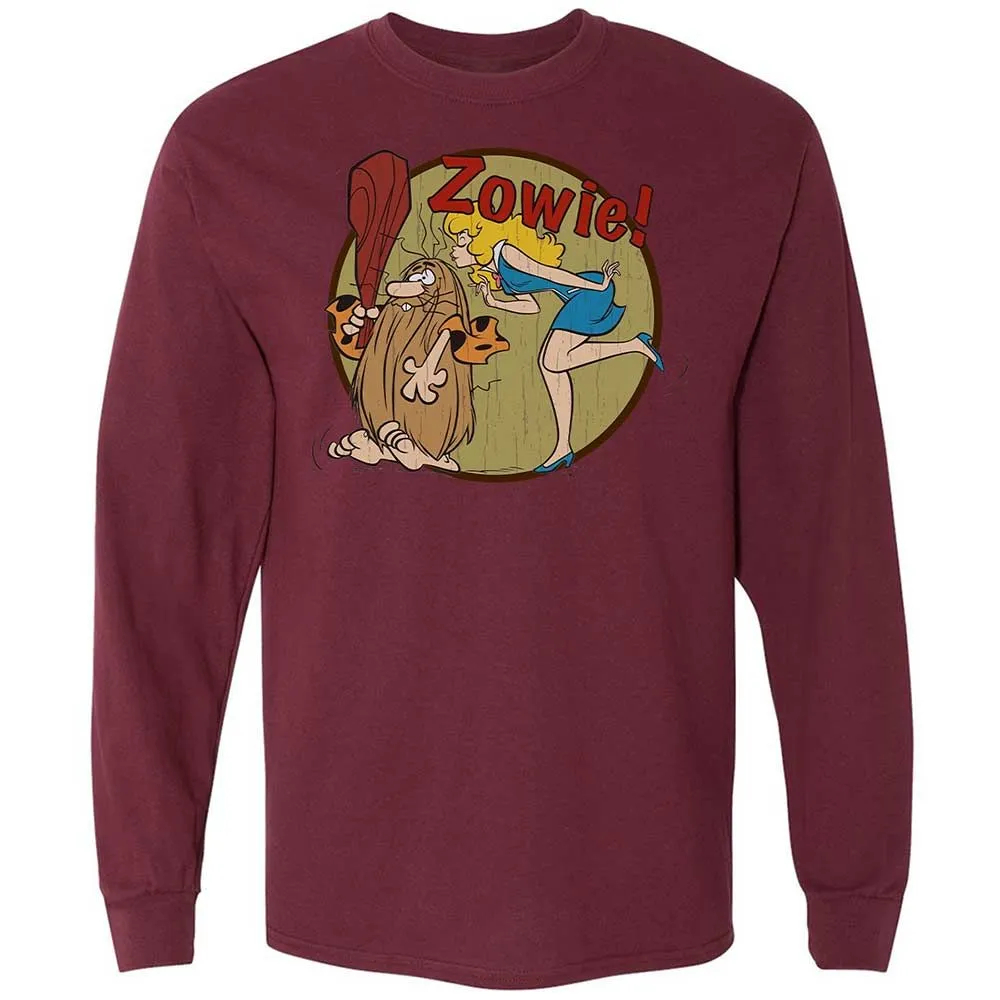 Long Sleeve T-Shirt - HLDUWZ9P - Maroon - 6