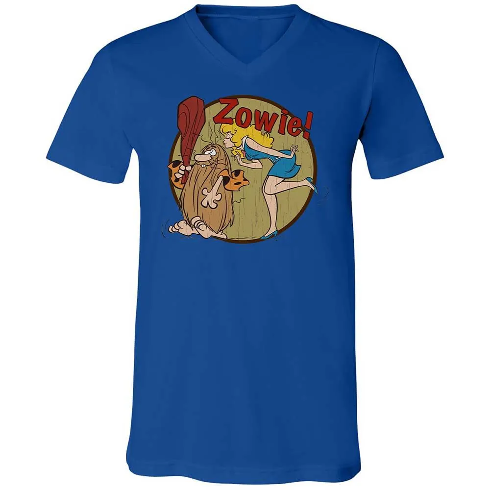 Unisex V-Neck T-Shirt - GTLACAU3 - True Royal - 4