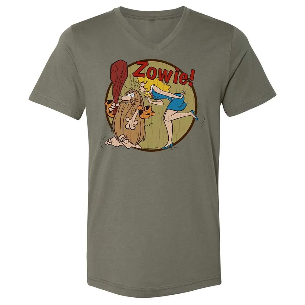 Unisex V-Neck T-Shirt - GTLACAU3 - Military Green - 11