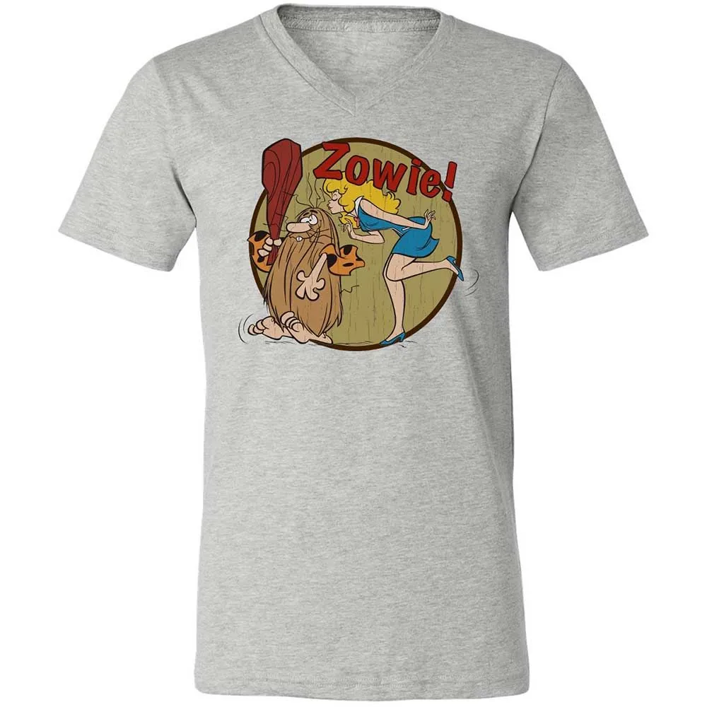 Unisex V-Neck T-Shirt - GTLACAU3 - Athletic Heather - 15
