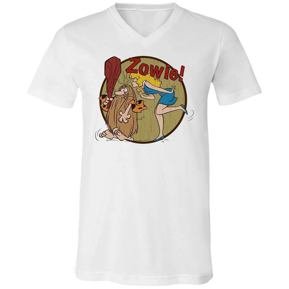 Unisex V-Neck T-Shirt - GTLACAU3 - White - 16