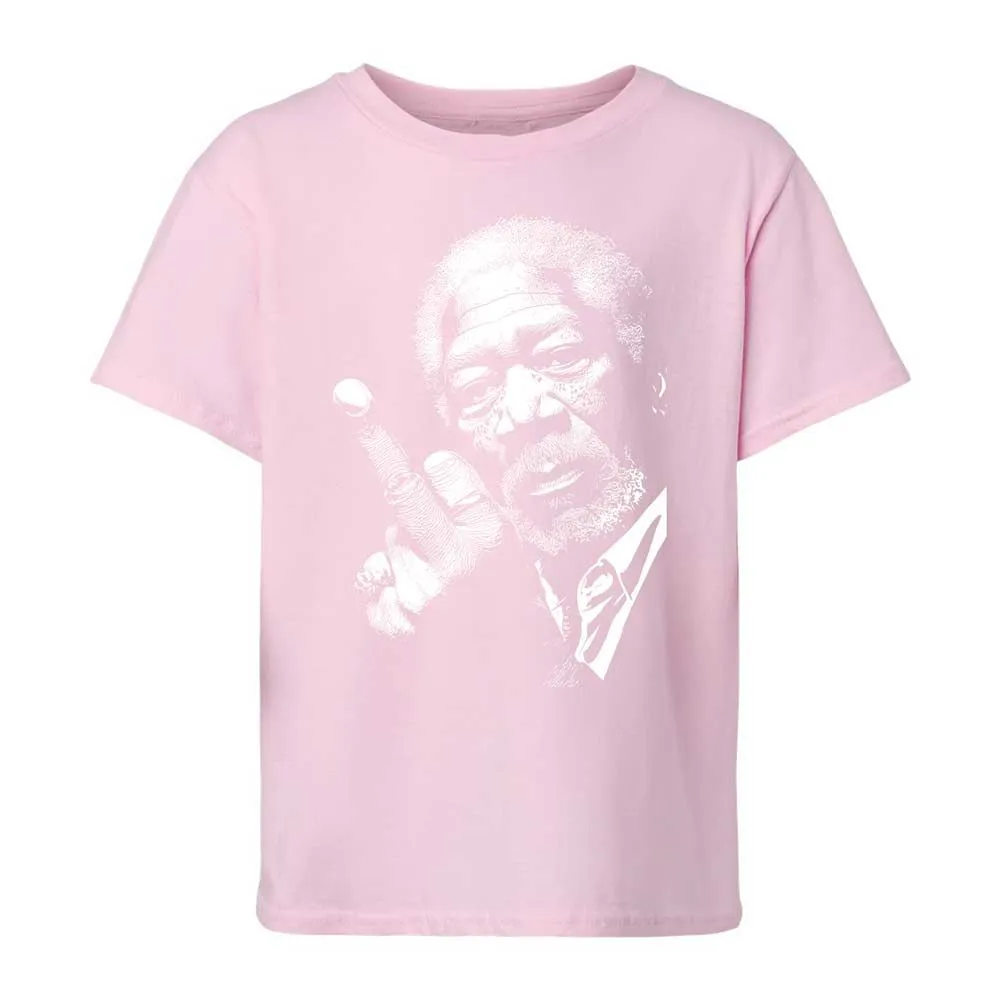 Morgan Freeman middle finger - Light Pink - 7