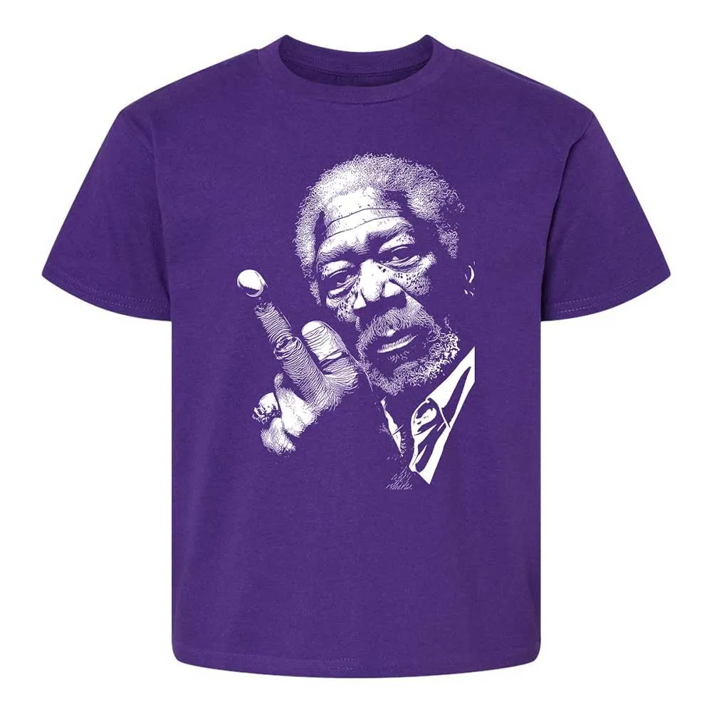 Morgan Freeman middle finger - Purple - 17