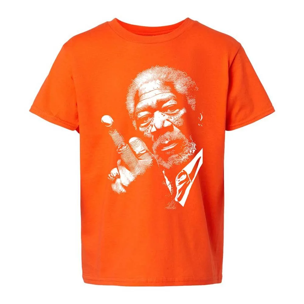 Morgan Freeman middle finger - Orange - 20