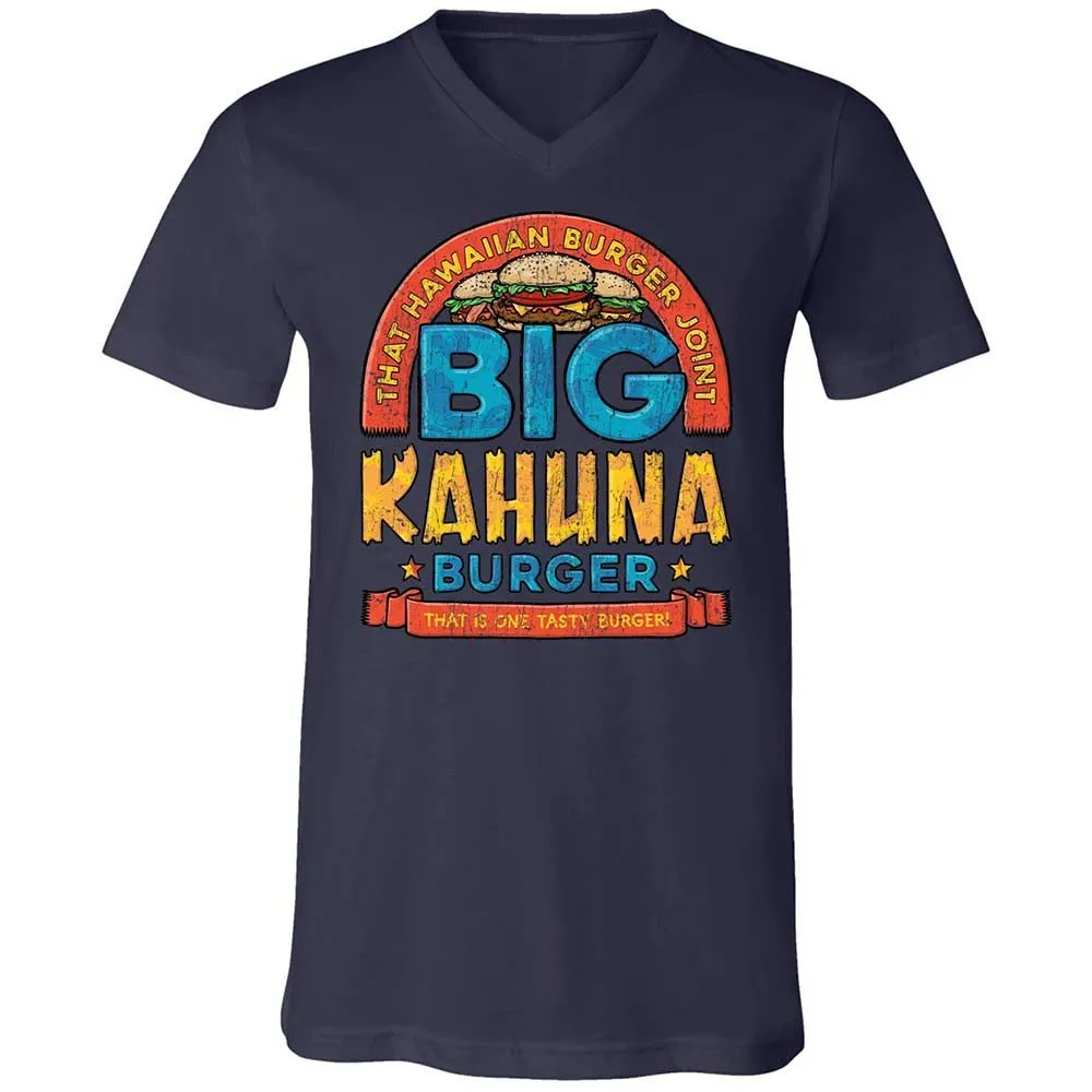 Unisex V-Neck T-Shirt - T4NZTXLQ - Navy - 2