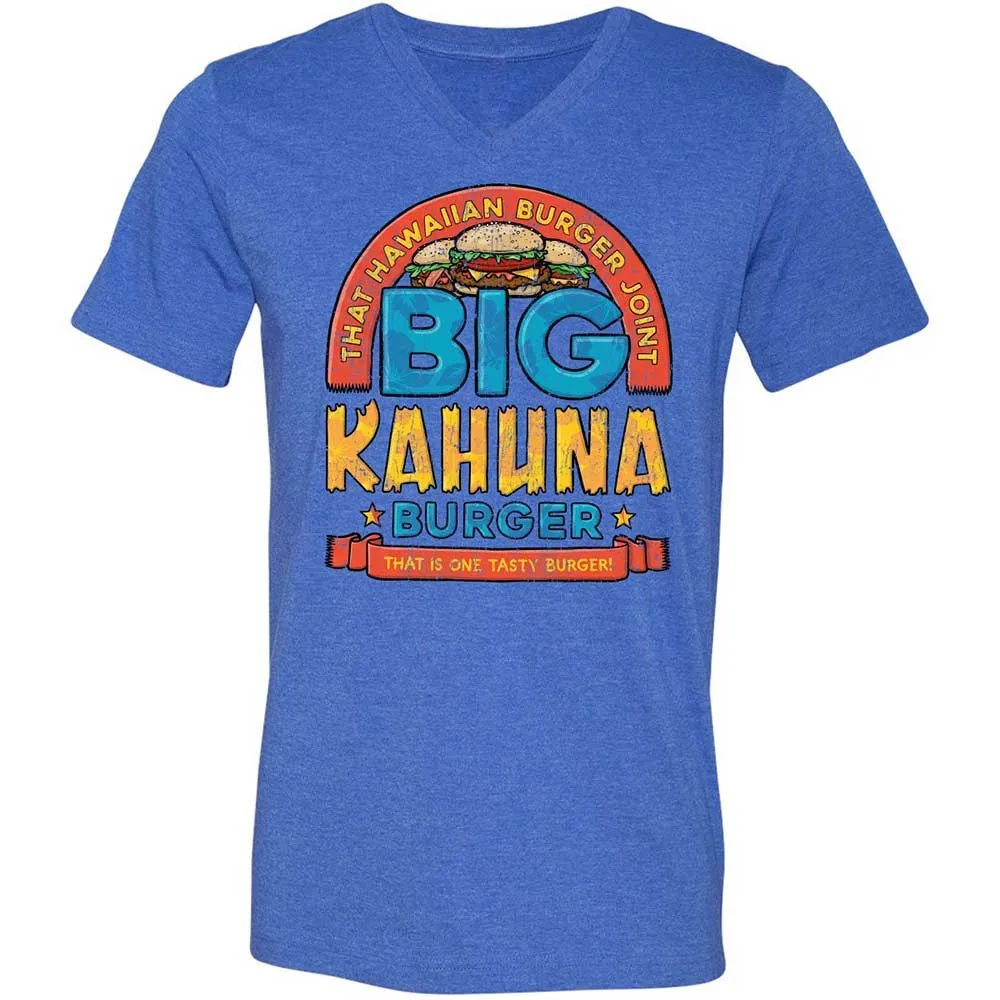 Unisex V-Neck T-Shirt - T4NZTXLQ - Heather True Royal - 5