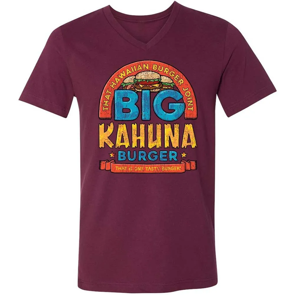 Unisex V-Neck T-Shirt - T4NZTXLQ - Maroon - 8