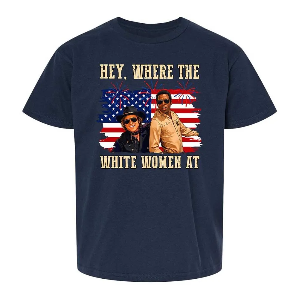 Hey Where The White At - Navy - 2