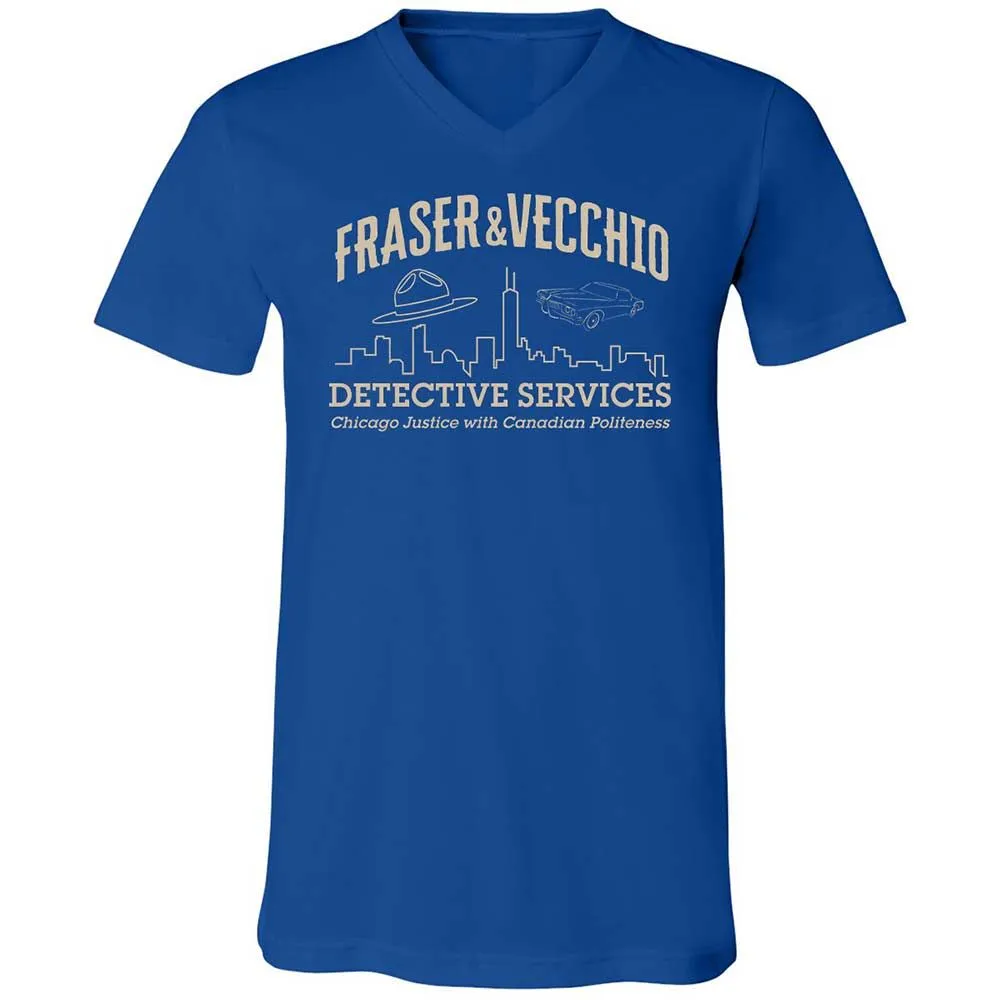 Unisex V-Neck T-Shirt - 6P42WTCT - True Royal - 4