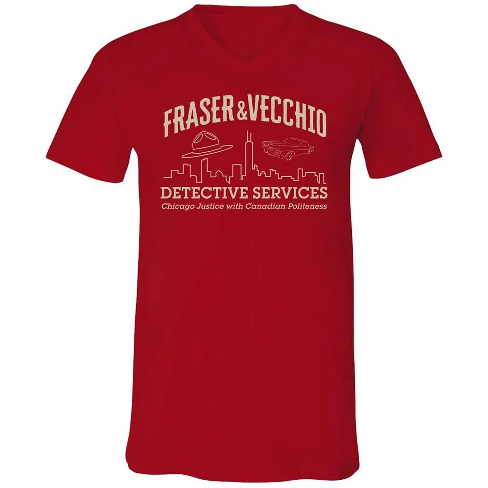 Unisex V-Neck T-Shirt - 6P42WTCT - Red - 6
