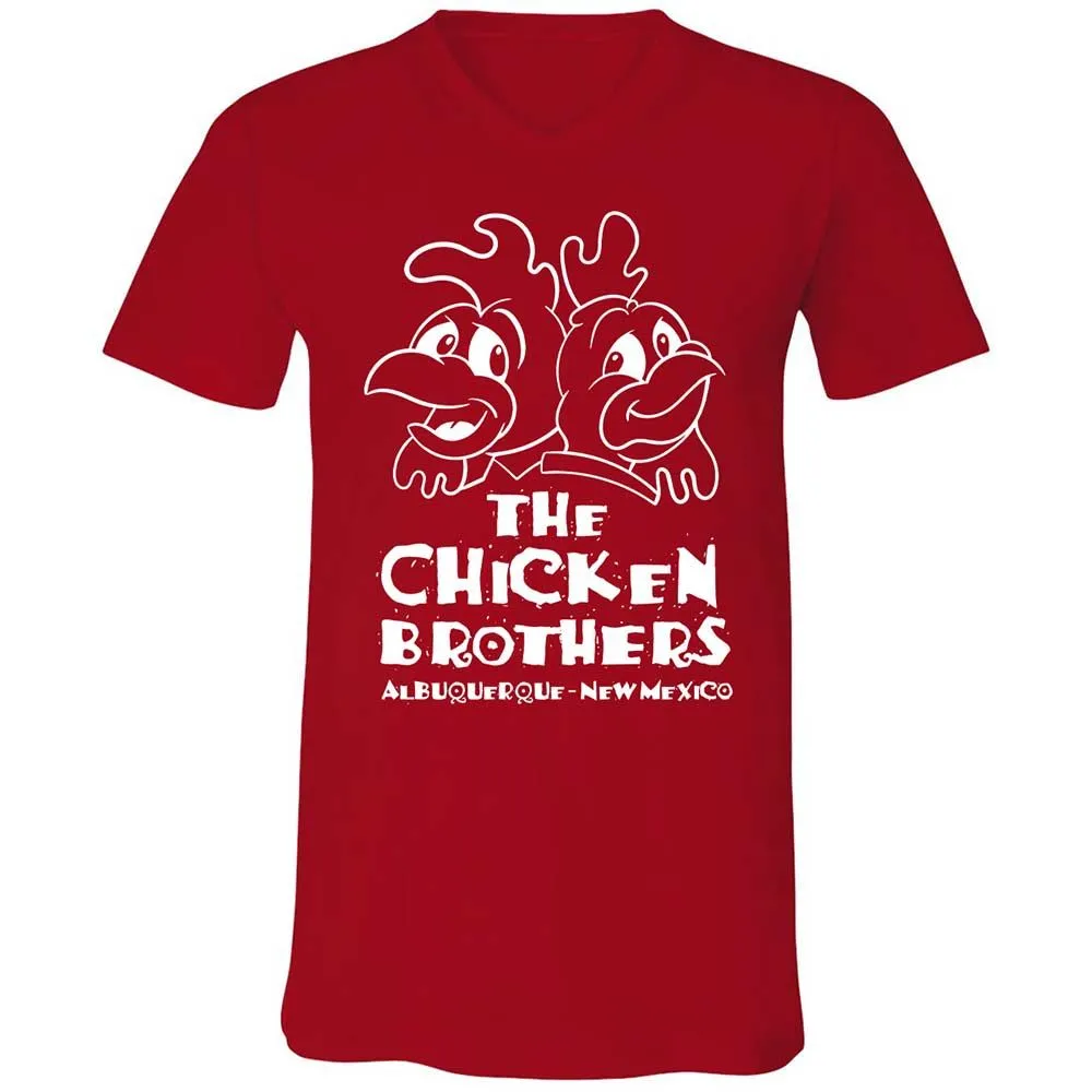 Unisex V-Neck T-Shirt - V7WAQP2Z - Red - 6
