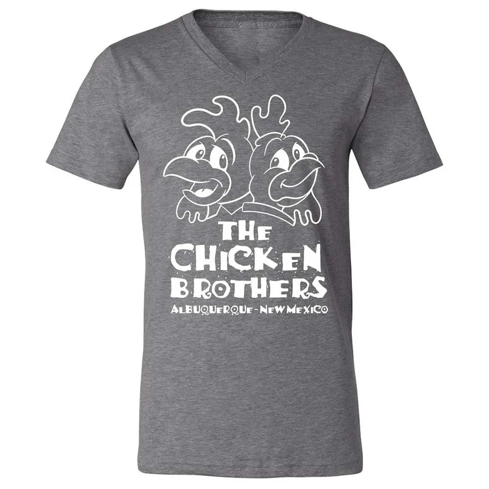 Unisex V-Neck T-Shirt - V7WAQP2Z - Deep Heather - 14