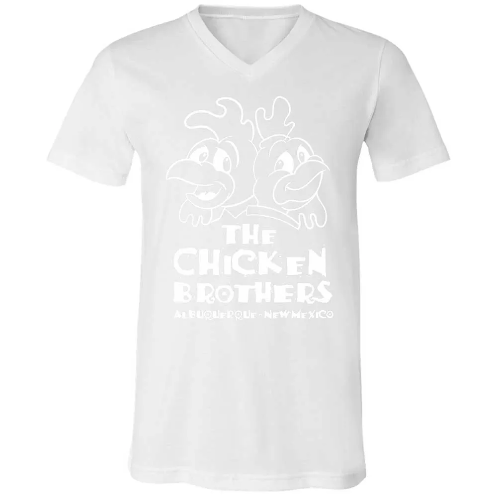 Unisex V-Neck T-Shirt - V7WAQP2Z - White - 16