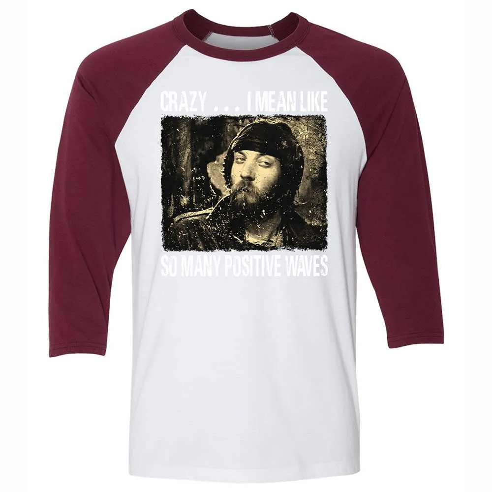 Many positive waves - White/Maroon - 7