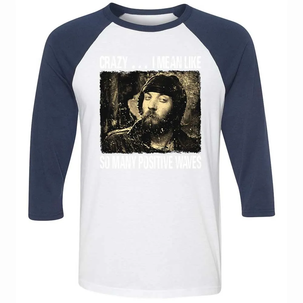 Many positive waves - White/Navy - 8