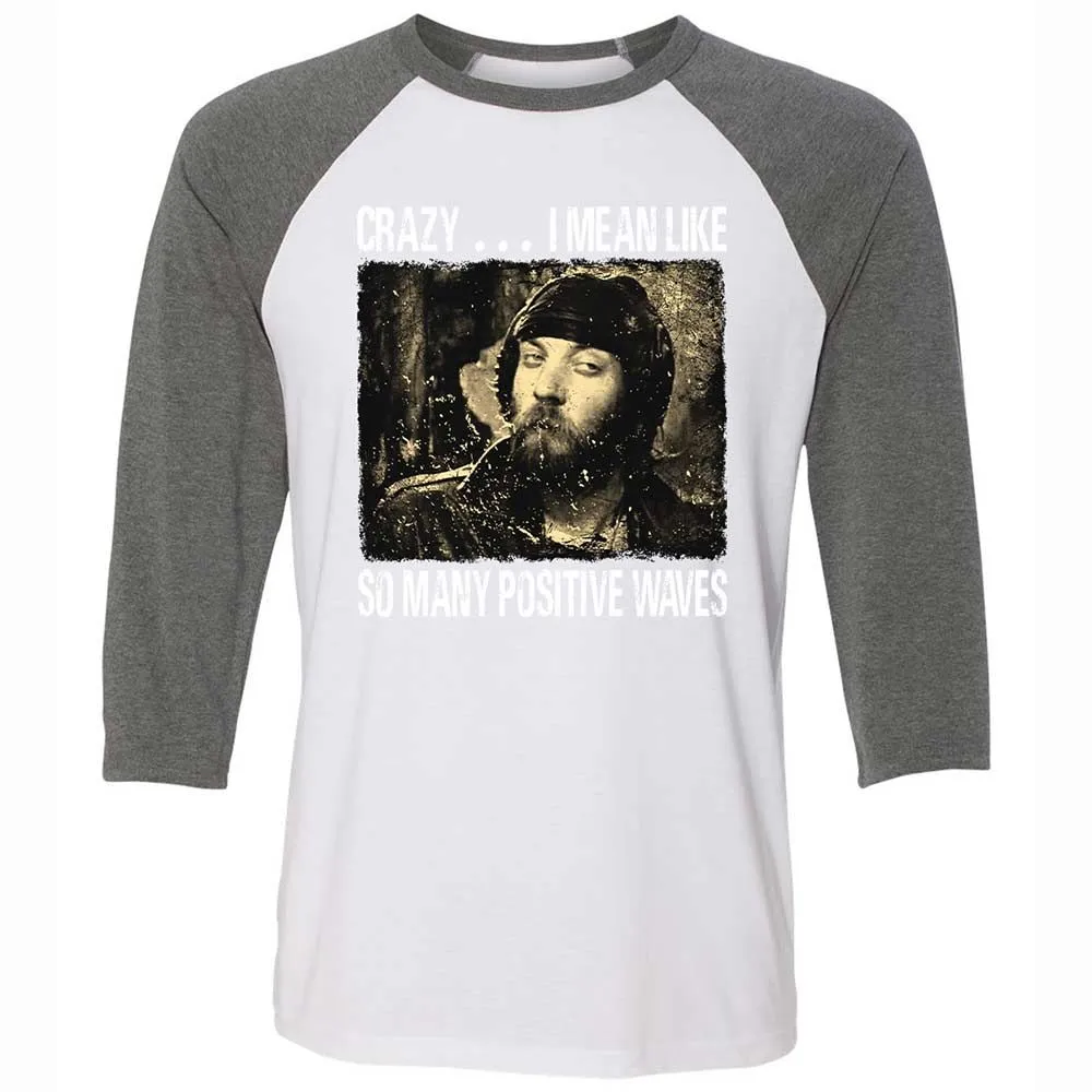 Many positive waves - White/Deep Heather - 11