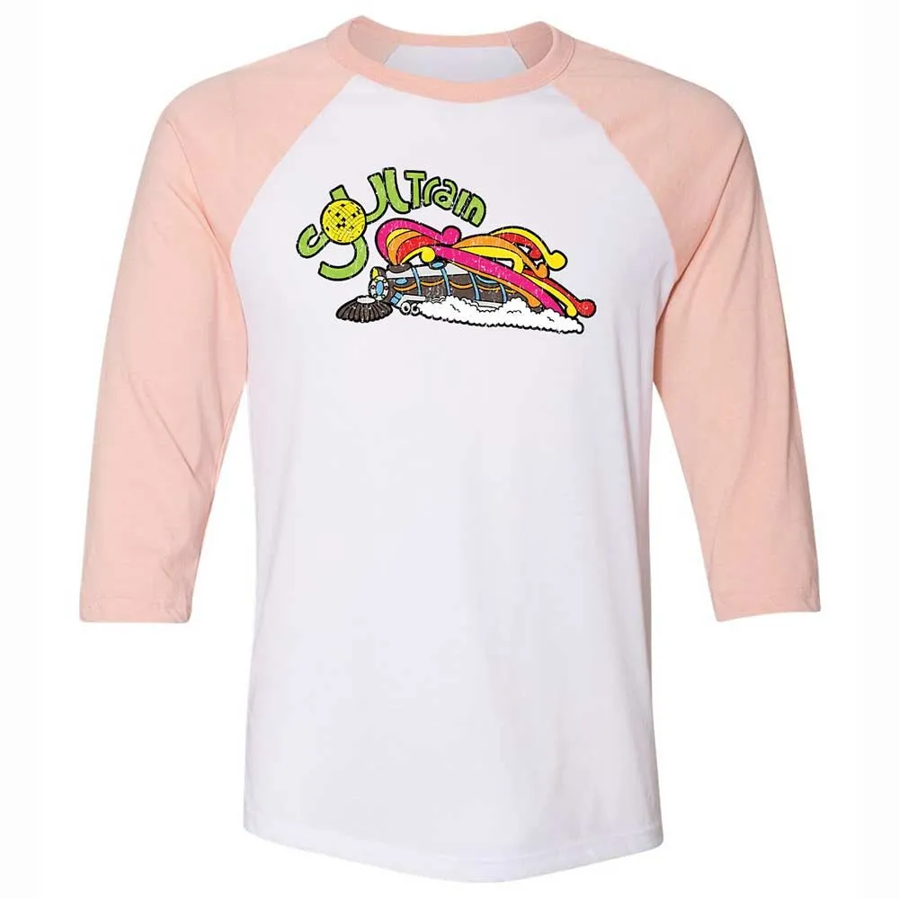 Unisex 3/4 Baseball Tee - YM6ARR4S - White/Heather Peach - 5