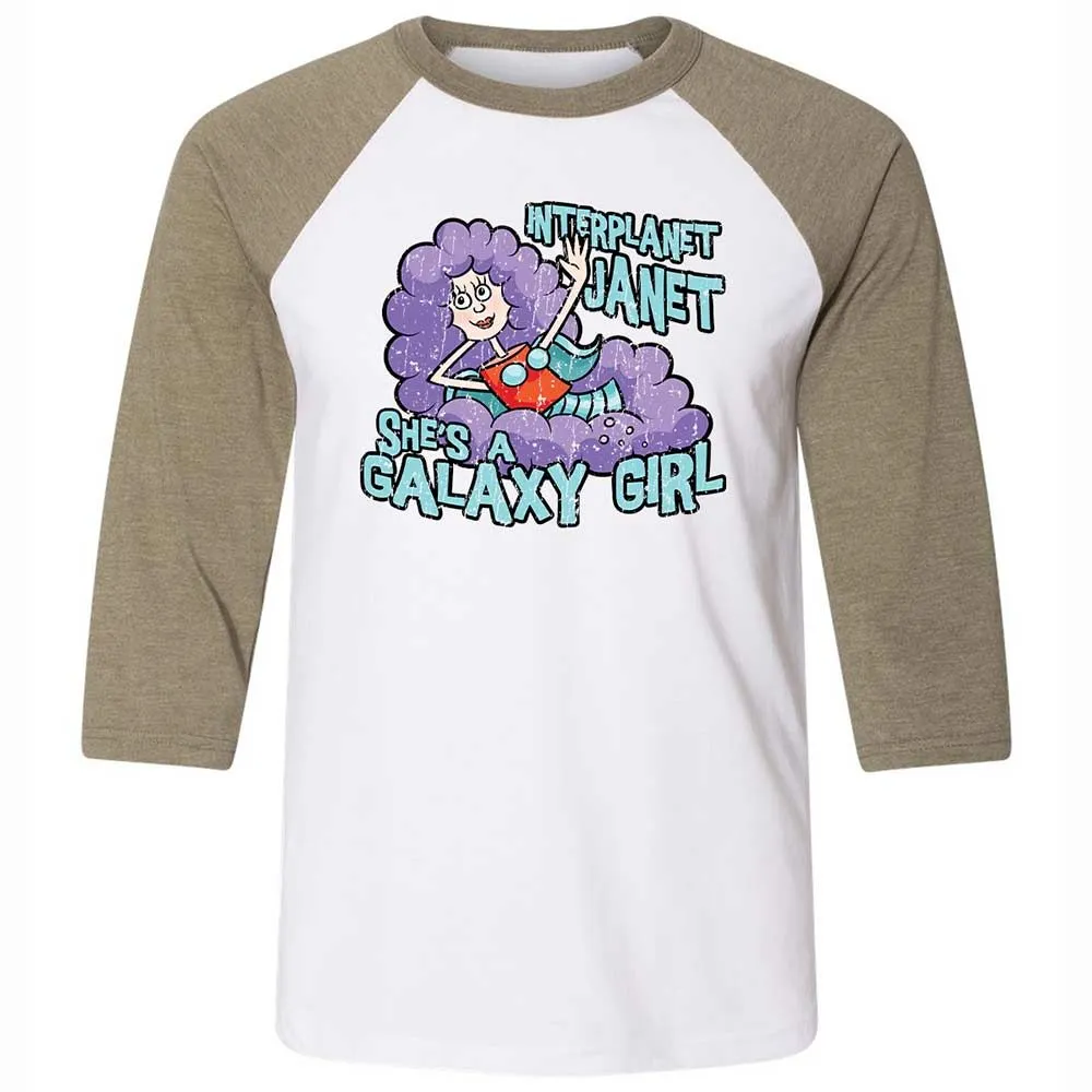 Unisex 3/4 Baseball Tee - U7WLUBC2 - White/Heather Olive - 4