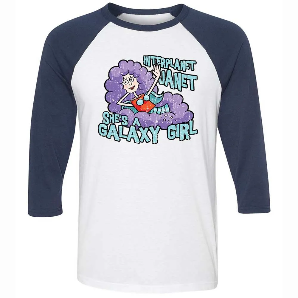 Unisex 3/4 Baseball Tee - U7WLUBC2 - White/Navy - 8