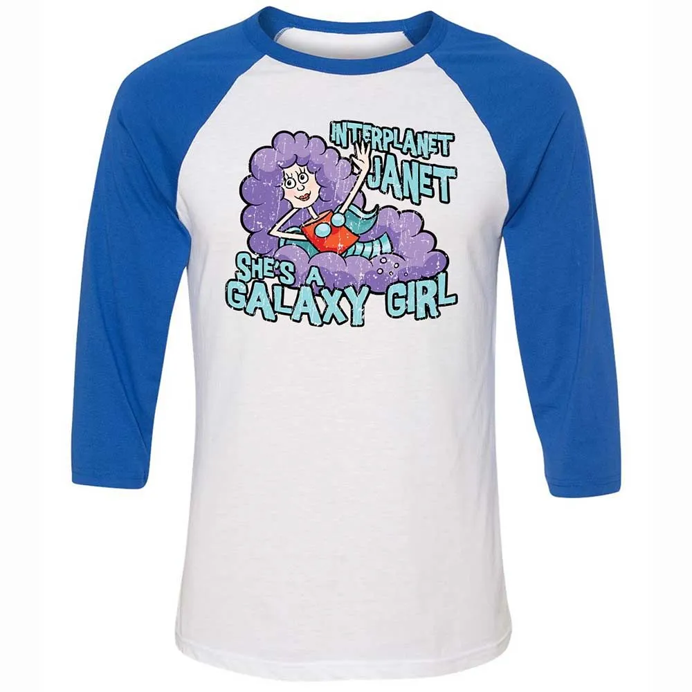 Unisex 3/4 Baseball Tee - U7WLUBC2 - White/True Royal - 10