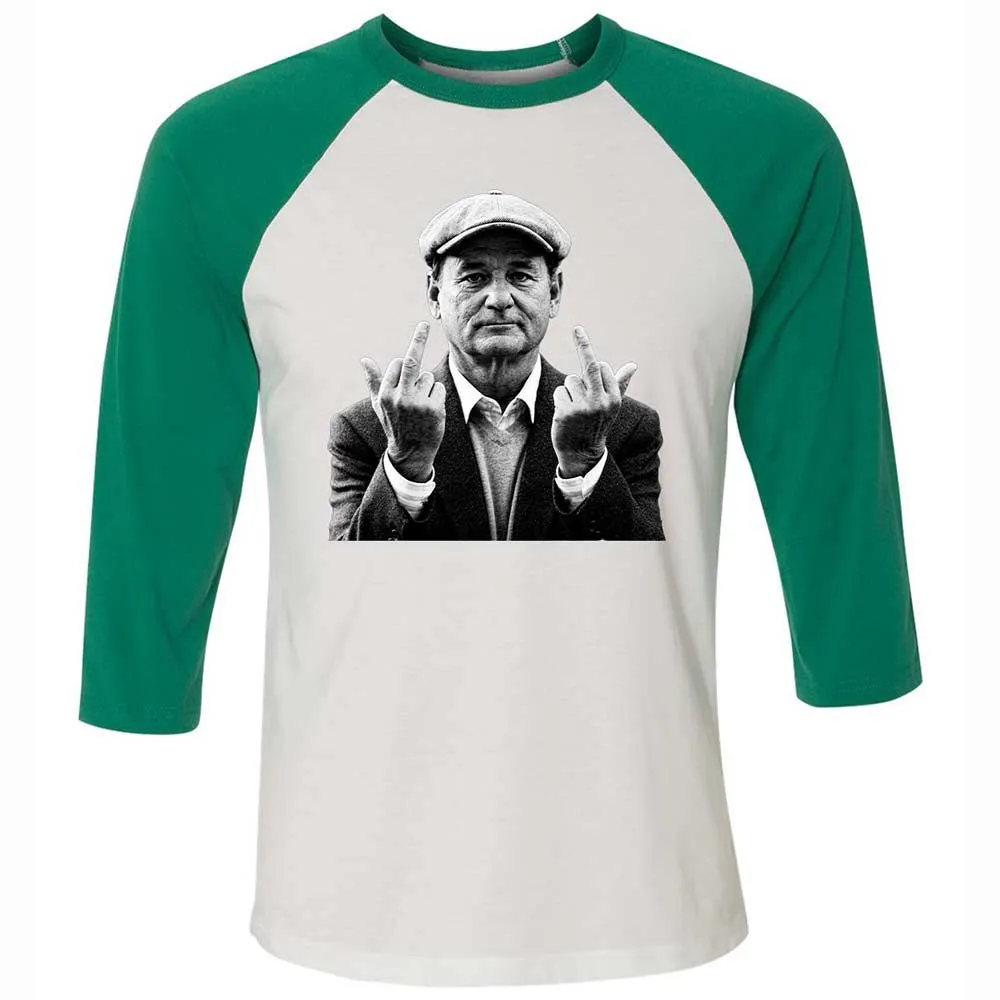 Bill Murray Middle Finger - White/Kelly - 6