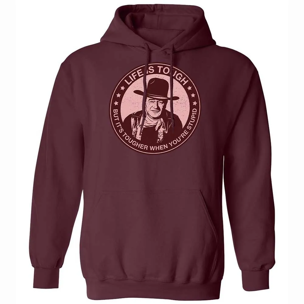 Classic Unisex Hoodie - RLE6U2HD - Maroon - 19