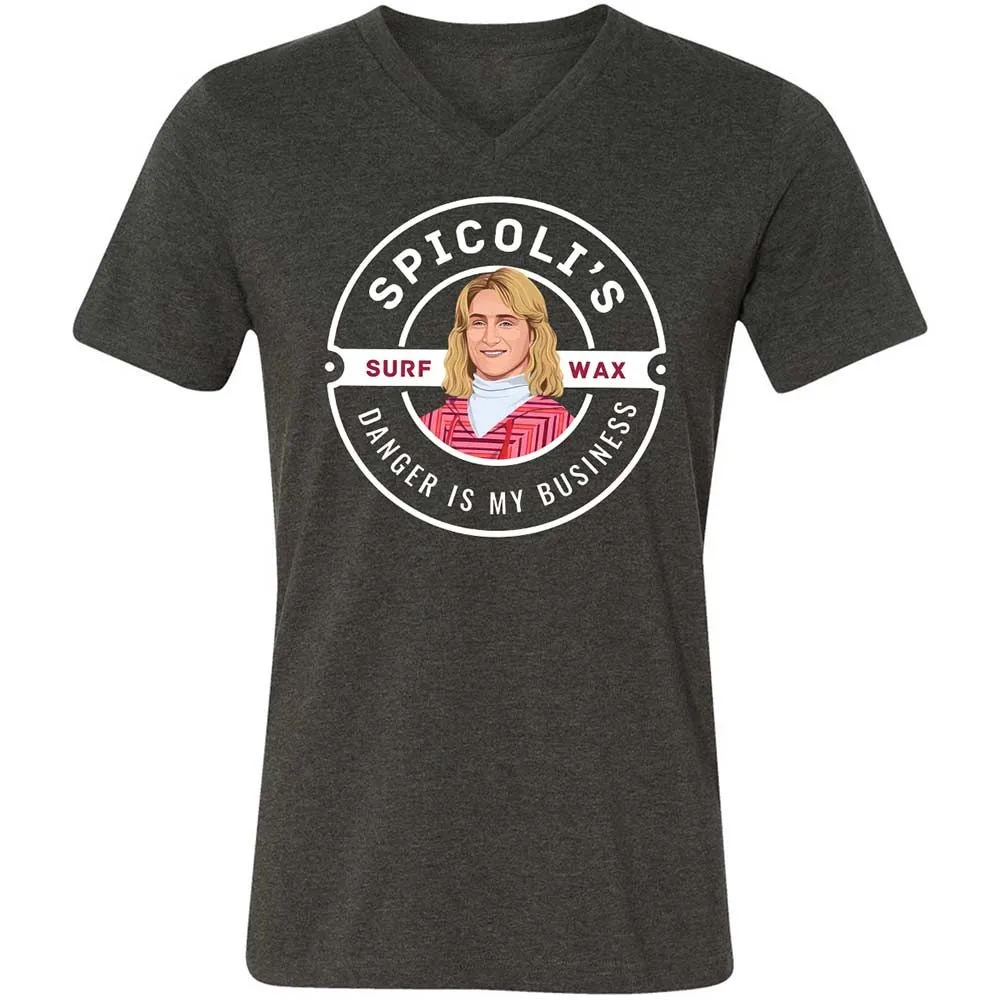 Unisex V-Neck T-Shirt - P8MGEWTS - Dark Grey Heather - 9