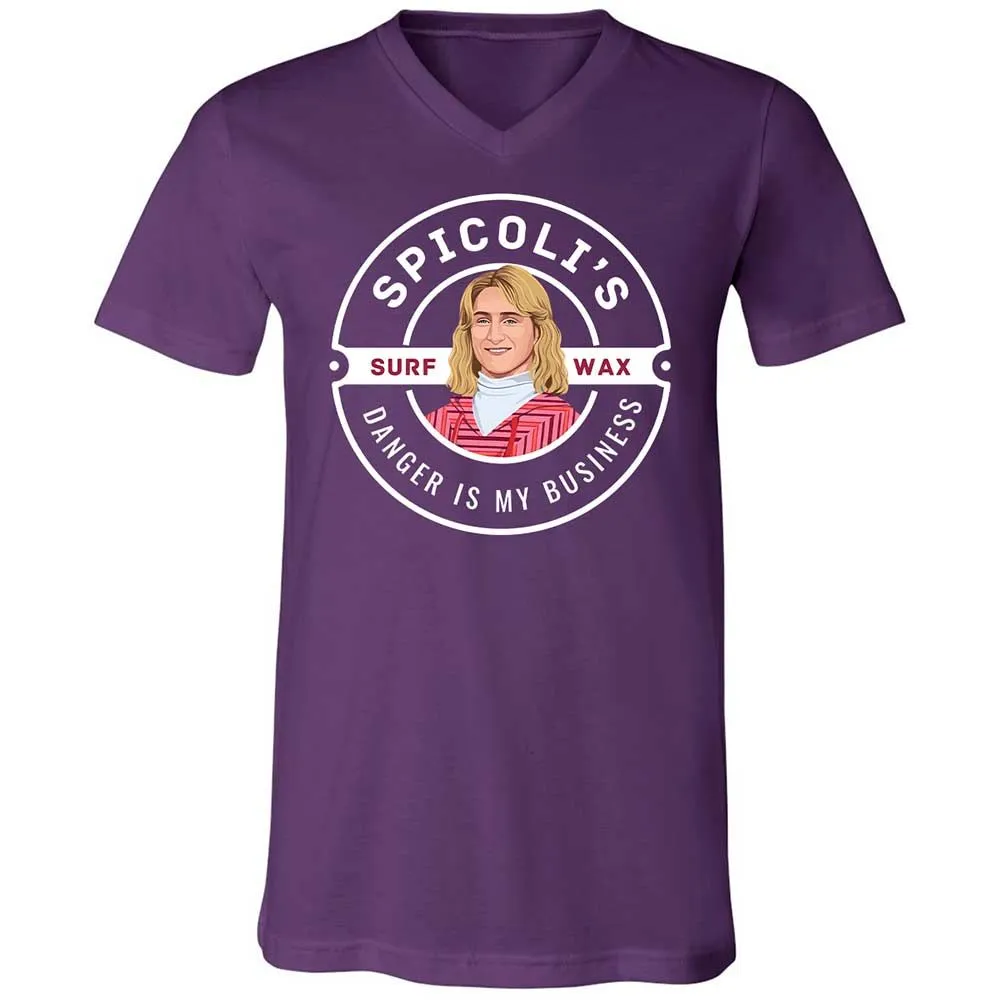 Unisex V-Neck T-Shirt - P8MGEWTS - Team Purple - 10