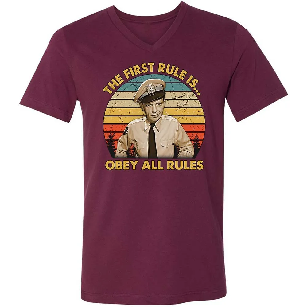Unisex V-Neck T-Shirt - DD1F3U1Z - Maroon - 8