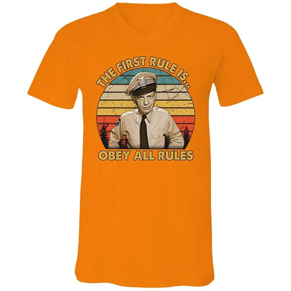 Unisex V-Neck T-Shirt - DD1F3U1Z - Orange - 12