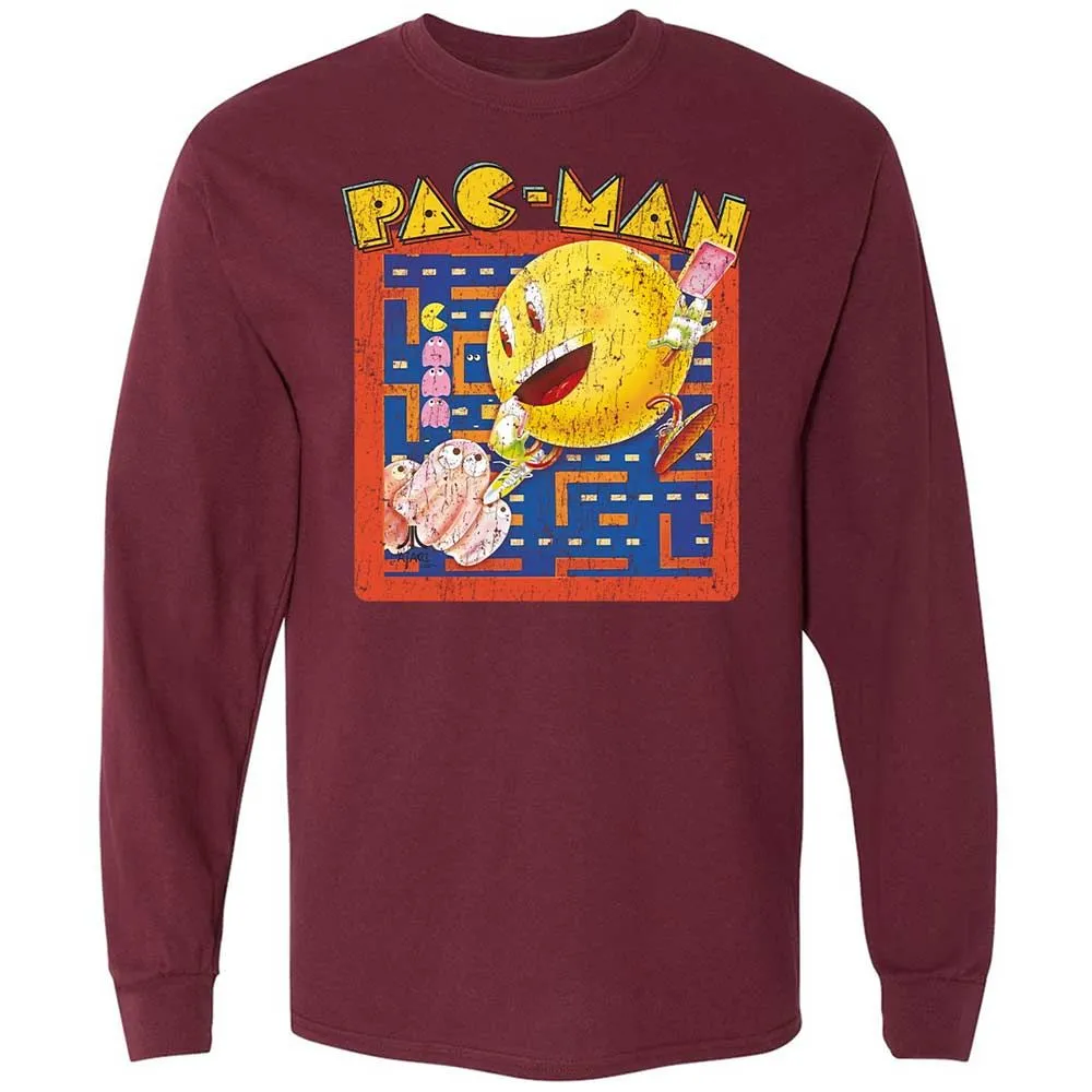 Long Sleeve T-Shirt - C1PC4K6W - Maroon - 6