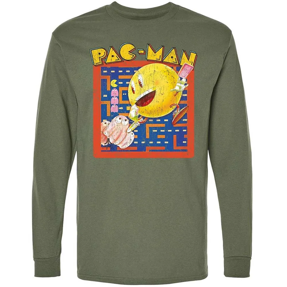 Long Sleeve T-Shirt - C1PC4K6W - Military Green - 9