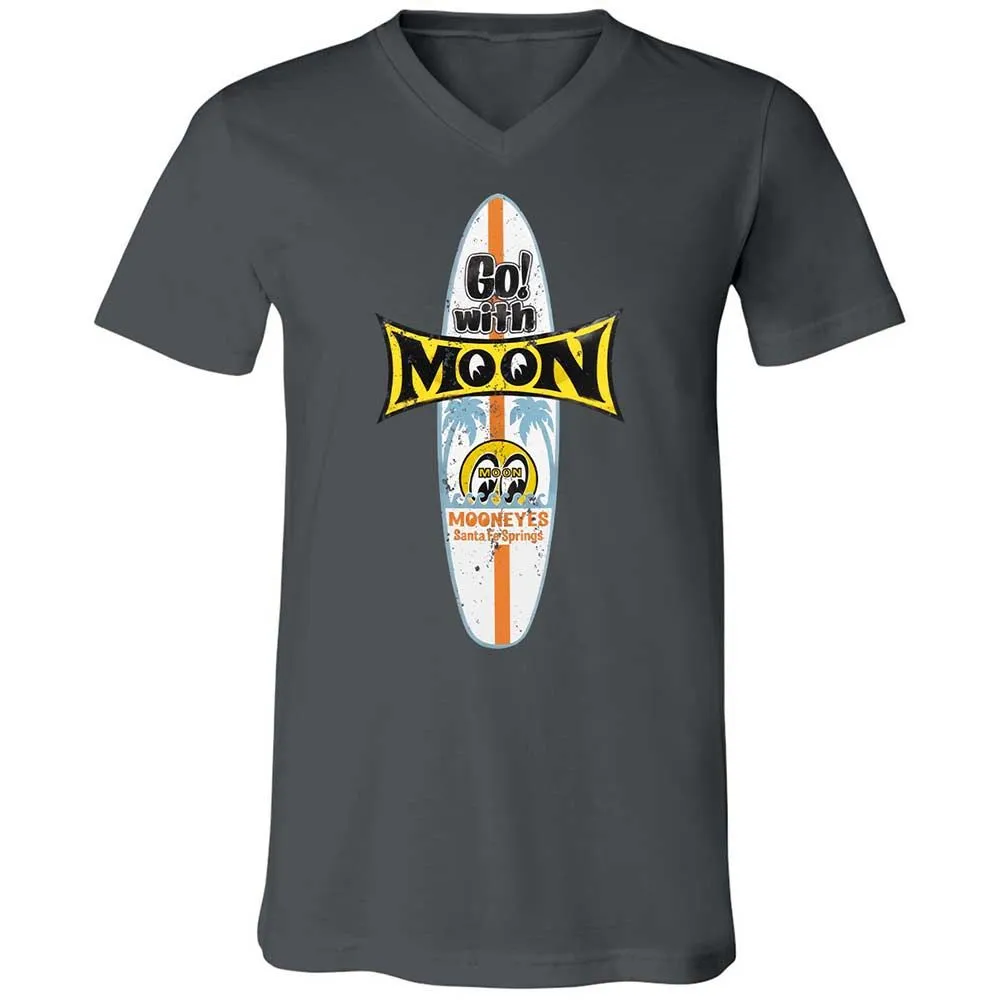 Unisex V-Neck T-Shirt - KY7N5KS7 - Asphalt - 13