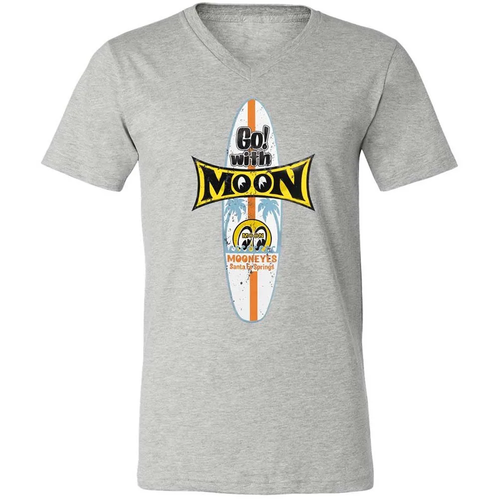 Unisex V-Neck T-Shirt - KY7N5KS7 - Athletic Heather - 15