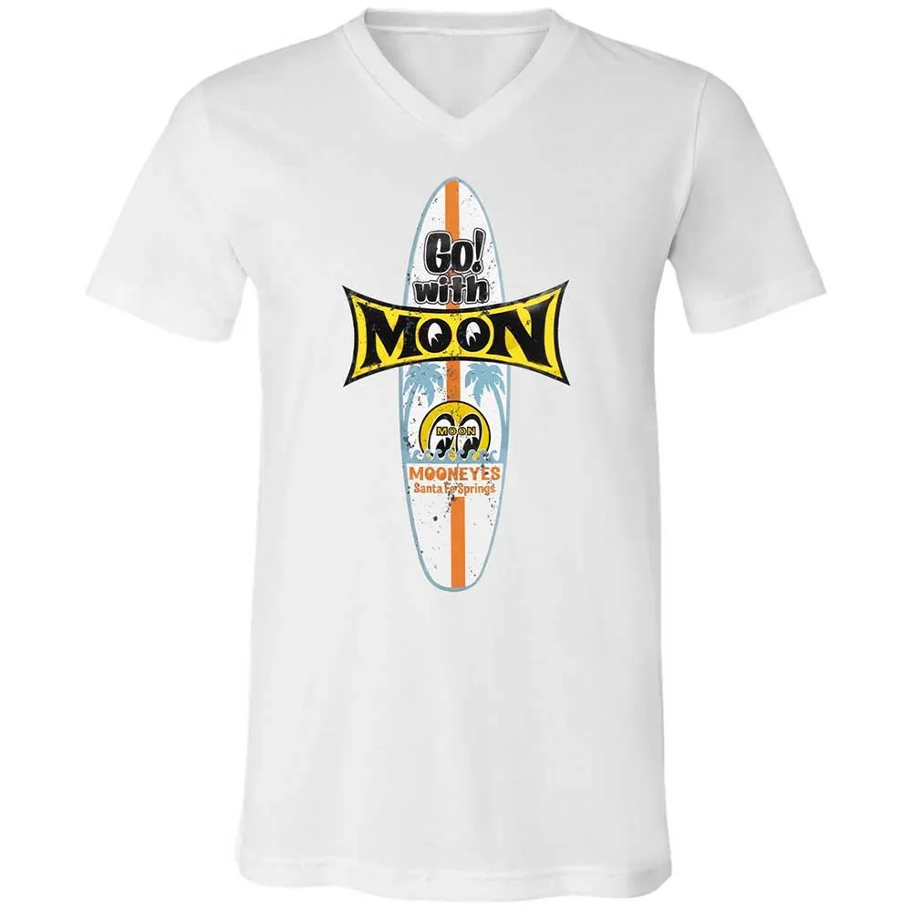 Unisex V-Neck T-Shirt - KY7N5KS7 - White - 16