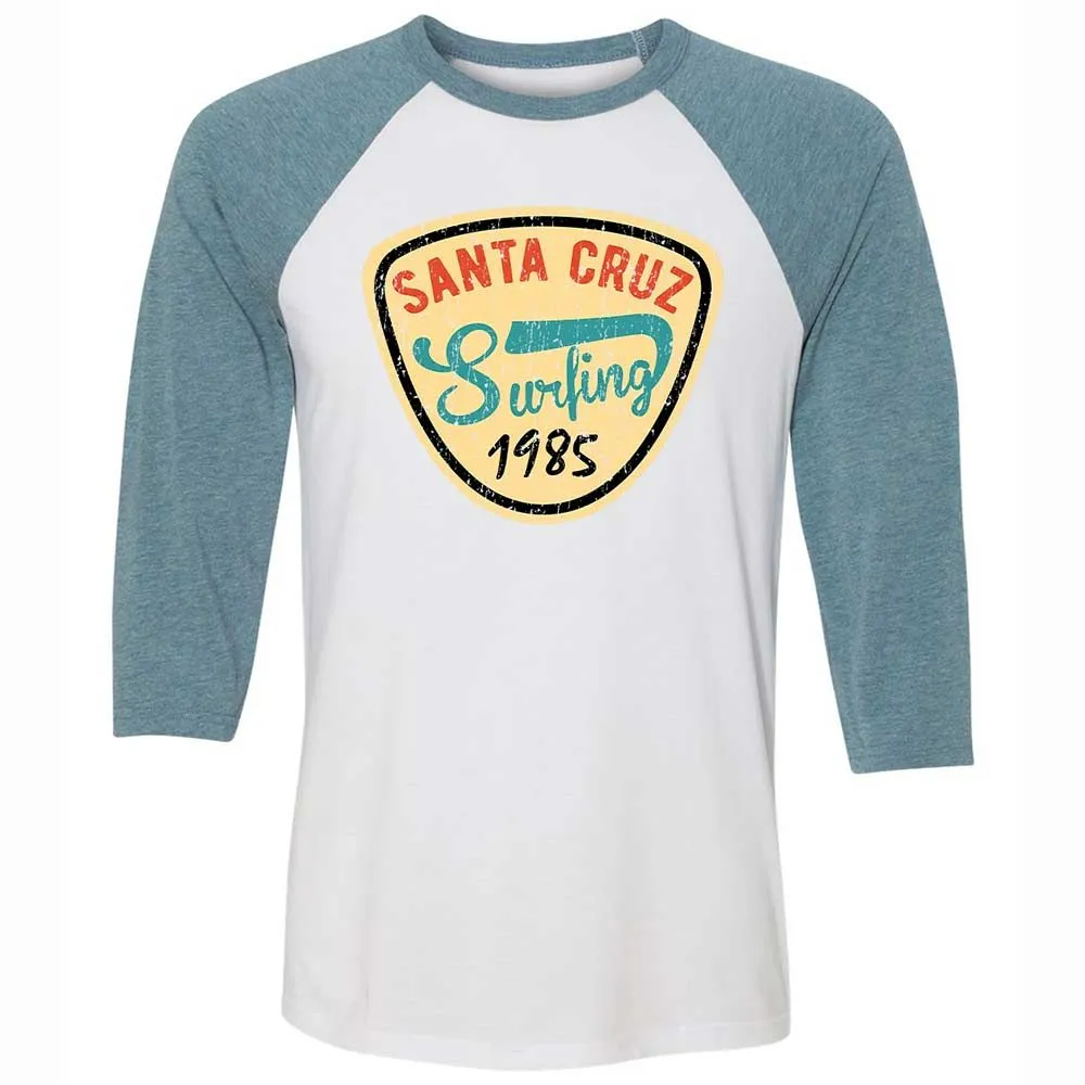 Unisex 3/4 Baseball Tee - 1XLTMHK8 - White/Denim - 3