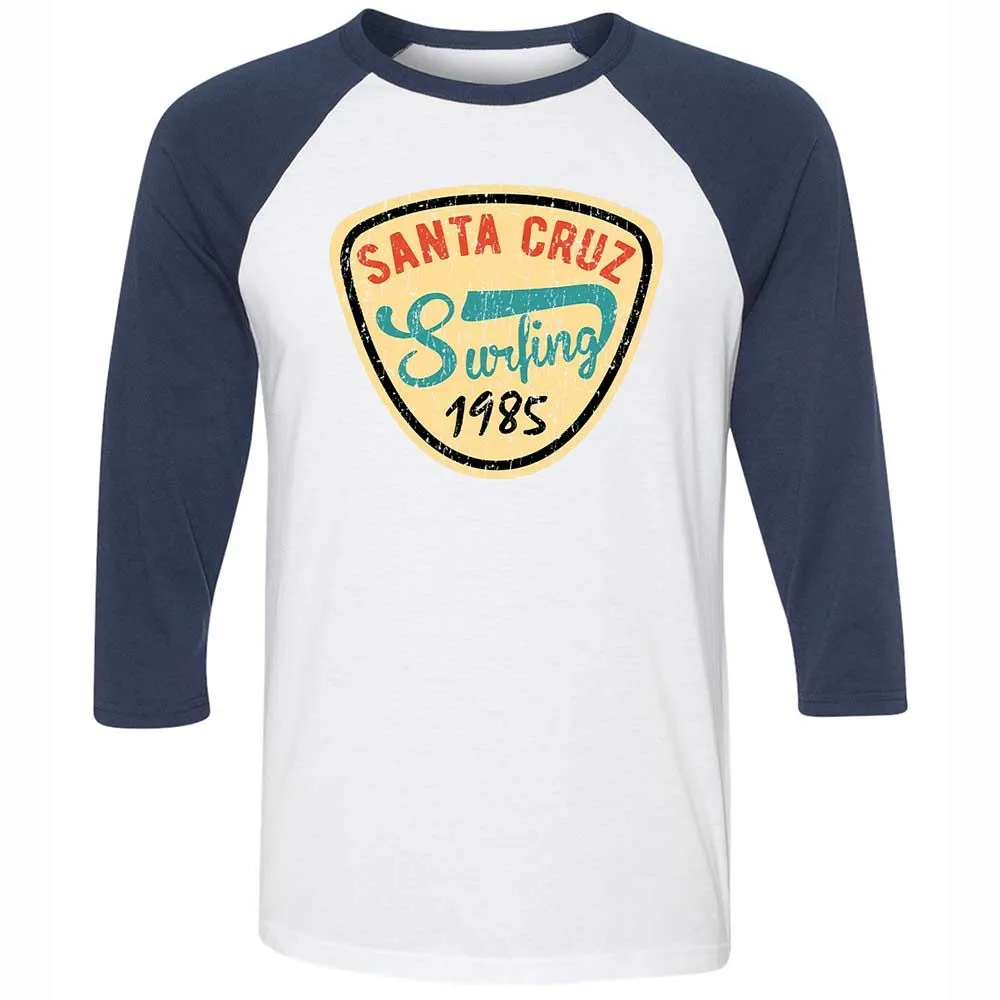 Unisex 3/4 Baseball Tee - 1XLTMHK8 - White/Navy - 8
