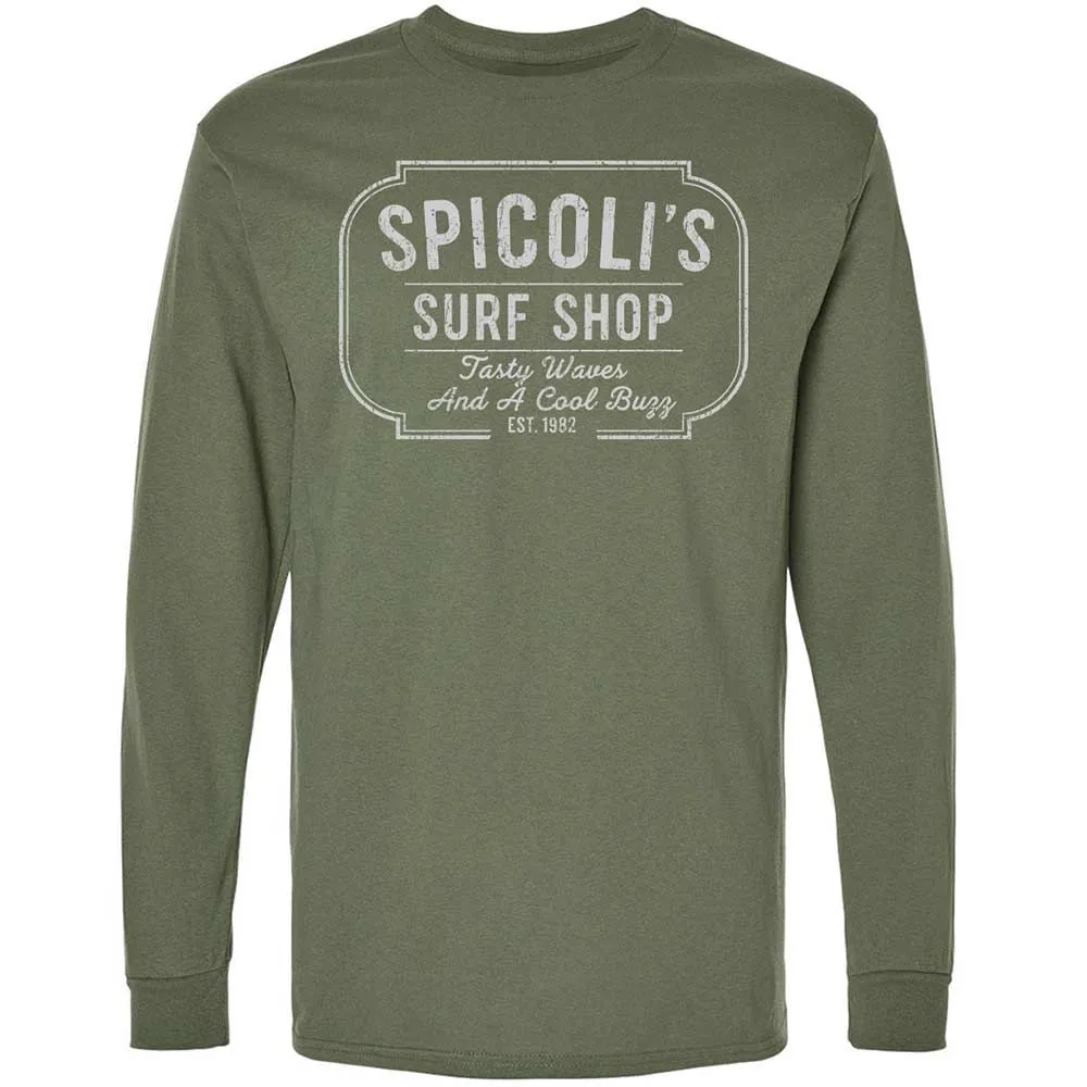 Long Sleeve T-Shirt - WRKZB5J9 - Military Green - 9
