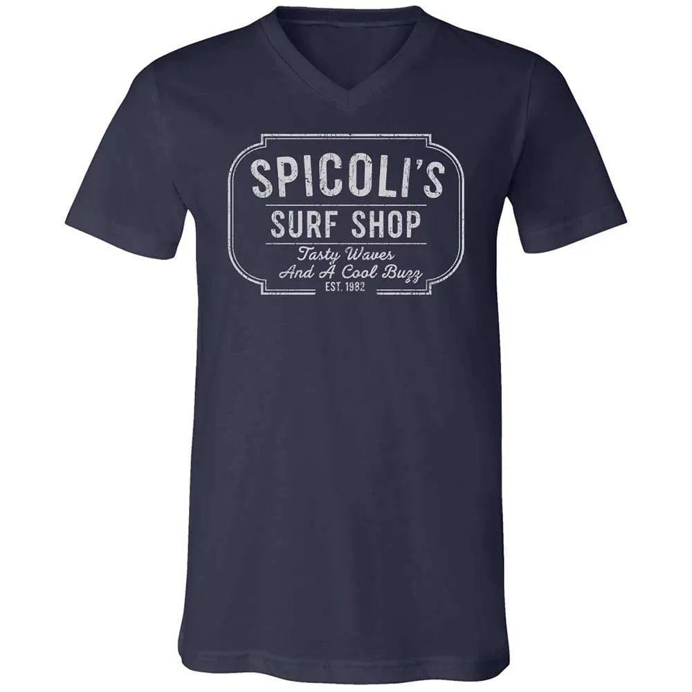 Unisex V-Neck T-Shirt - MDQA8RS1 - Navy - 2