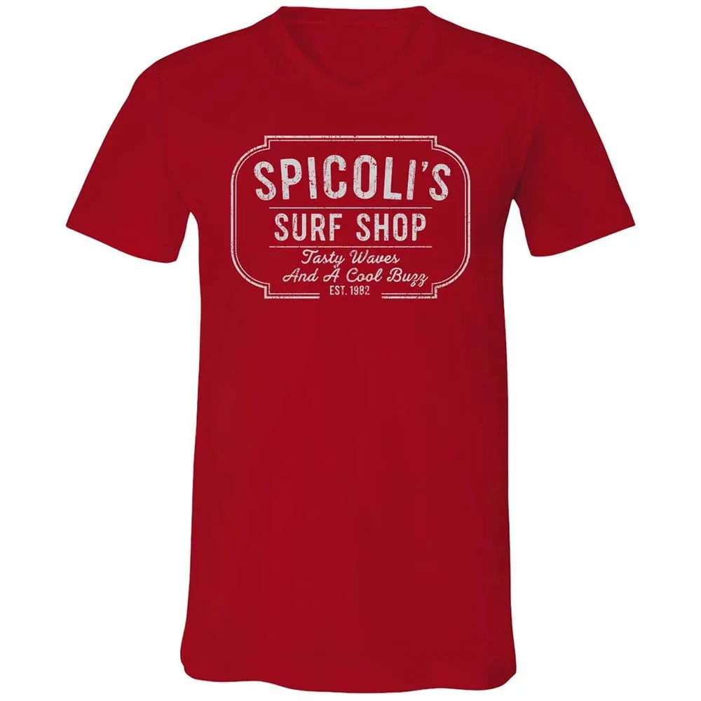 Unisex V-Neck T-Shirt - MDQA8RS1 - Red - 6