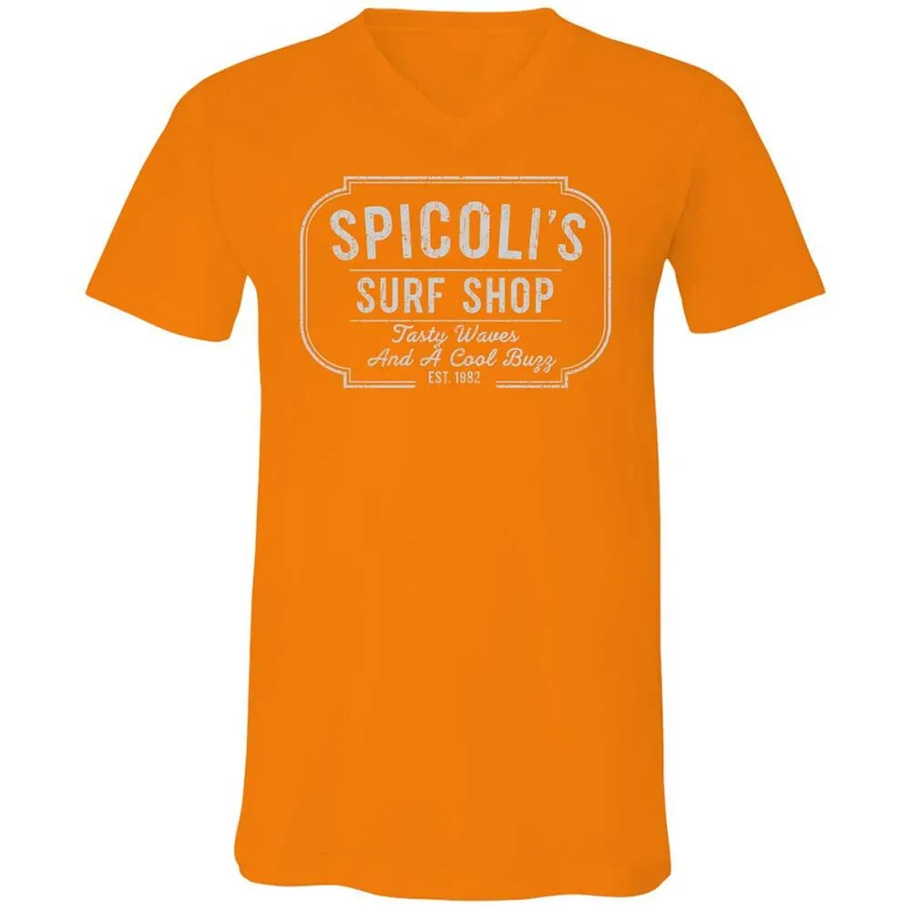 Unisex V-Neck T-Shirt - MDQA8RS1 - Orange - 12