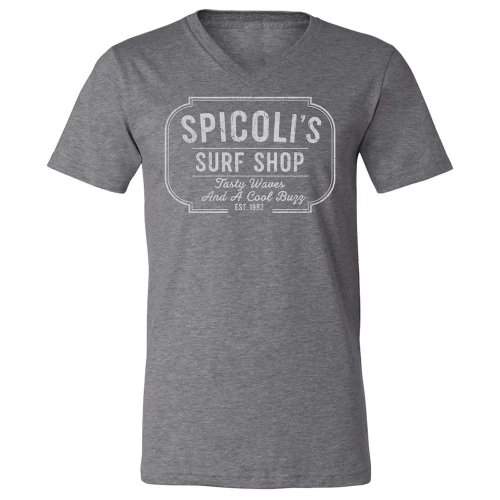 Unisex V-Neck T-Shirt - MDQA8RS1 - Deep Heather - 14