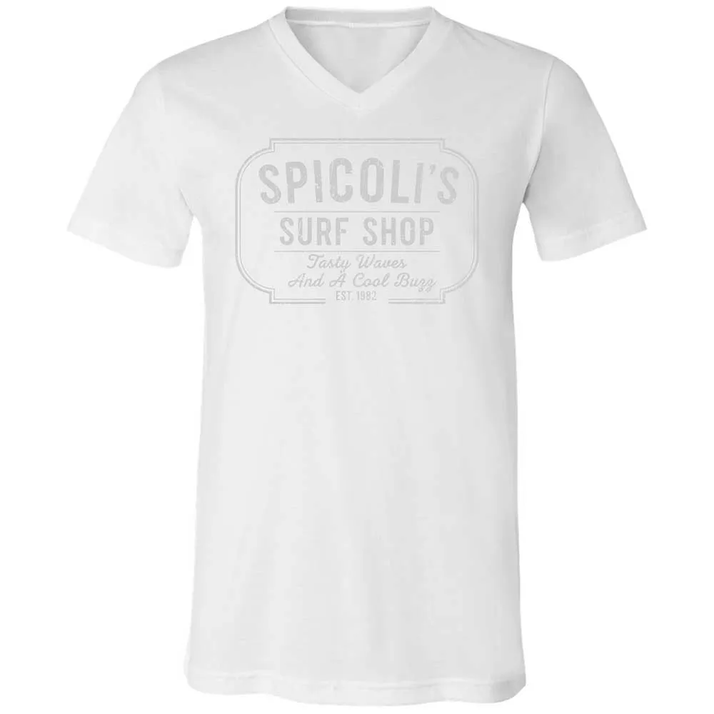 Unisex V-Neck T-Shirt - MDQA8RS1 - White - 16